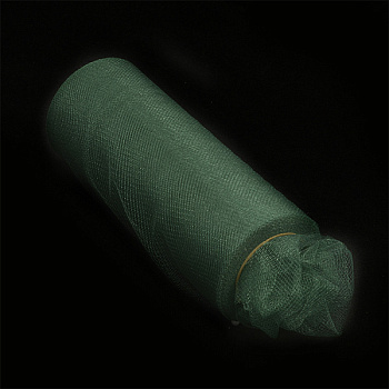 Фатин средней жесткости в шпульках блестящий,100% нейлон, арт.TBY.C шир.150мм цв.17 зеленый уп.22.86м