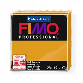 FIMO professional полимерная глина, запекаемая в печке, уп. 85г цв.охра, арт.8004-17