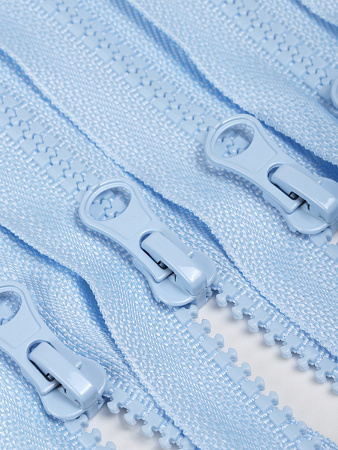 Молния Mzip трактор №5 1 замок усил.зв., 40см, цв.F185 св.голубой уп.50шт