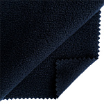 Ткань флис односторонний TBY-0085-058 130 г/м² 100% ПЭ шир.150см цв.S058 тем.синий рул.23 кг