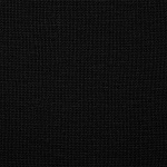 Ткань трикотаж Рибана с лайкрой 220г опененд 80-90см черный уп.3м