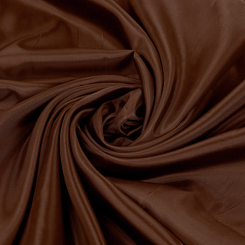 Ткань подкладочная Таффета НАРЕЗКА С190Т 1381 коричневый 70г/пог.м уп.10м