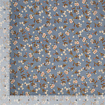 Ткань Шифон 75 г/м² 100% полиэстер шир.145 см арт.Р.75420.03 синий рул.30м (±5м)
