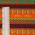 Ткань Габардин 140 г/м² 100% полиэстер шир.150 см арт.T.4000.58 цв.оранжевый рул.25м