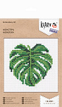 Набор для вышивания KLART арт. 12-012 Монстера 9х9,5 см