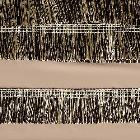 Бахрома для штор с арт.6155-0328 цв.6350/6473 шир.40мм цв.коричневый уп.10м