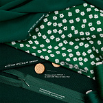 Ткань Софт 105 г кв.м 97% полиэстер, 3% спандекс шир.150 см арт.TBY.M251.2 цв.2 зеленый уп.5м
