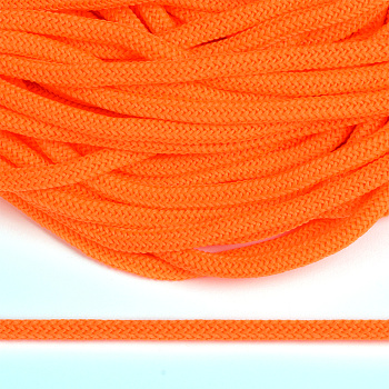 Шнур круглый полиэфир 04мм арт. 1с-36 цв.258 люминесцентно-оранжевый уп.200м