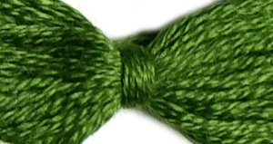 Нитки мулине цв.8806 зеленый 12х10м С-Пб упак (12 шт)