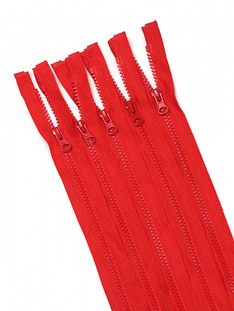 Молния Mzip трактор №5 1 замок усил.зв., 70см, цв.F162 красный уп.50шт