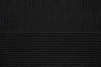 Пряжа для вязания ПЕХ Лаконичная (50% хлопок, 50% акрил) 5х100г/212м цв.002 черный