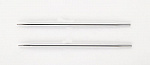 10409 Knit Pro Спицы съемные для вязания Nova Metal 9мм для длины тросика 28-126см, никелированная латунь, серебристый, 2шт
