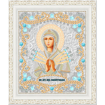 Рисунок на ткани (Бисер) КОНЁК арт. 7120 Богородица Семистрельная 15х18 см