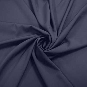 Ткань Креп Барби плот.210г/м²  95% пэ 5% эл  шир.150см, арт.МТ-210330  цв.тем.синий уп.6м