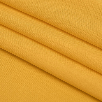 Ткань Штапель  TBY Vi-30-36 плот 110г/м2 100% вискоза шир. 145 см цв.36 яр.желтый уп.2м