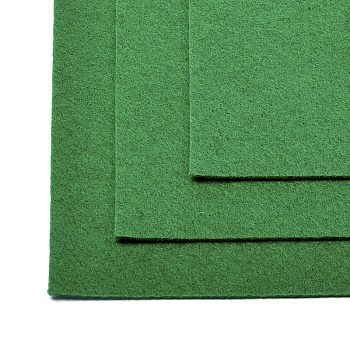 Фетр листовой жесткий Magic 4 Hobby 1мм 20х30см арт.FLT-H1 уп.10 листов цв.672/053 зеленый