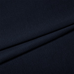 Ткань трикотаж Рибана с лайкрой 215г пенье 80-90см т.синий 19-3921 уп.1м