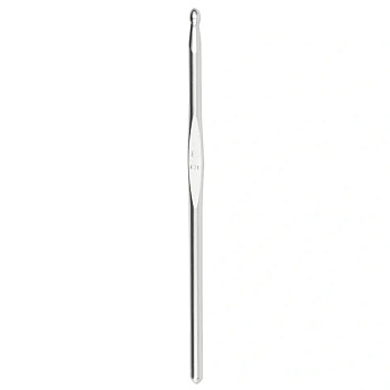 195187 PRYM Крючок для вязания алюминиевый, цв. серебристый №5 14см уп.1шт