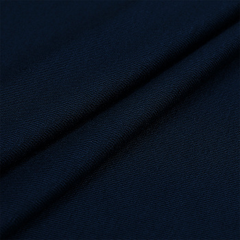 Ткань Вискоза трикотаж, 210г/м² 95% виск 5%лайк шир.185см арт.ШН-210955-58 цв.тем.синий (52203) уп.1м (1кг-2,5м)