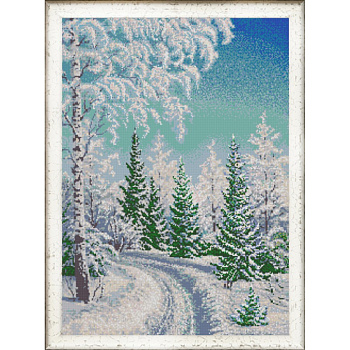 Рисунок на ткани (Бисер) КОНЁК арт. 9983 Зачарованный лес 45х60 см