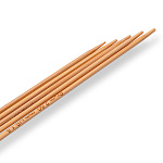 222201 PRYM Спицы чулочные для вязания Prym 1530 2,5мм 15см, бамбук, натуральный, уп.5шт