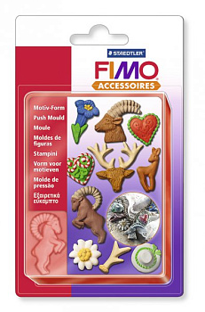 FIMO Формочки для литья Альпийский стиль уп. 10 форм арт.8725 09