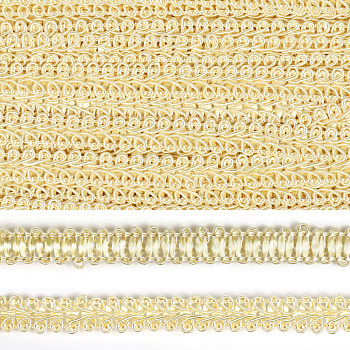 Тесьма Шанель плетеная TBY шир.12мм 0384-0016 цв.F276 бежевый уп.18,28м