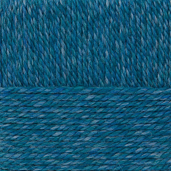 Пряжа для вязания ПЕХ Сувенирная (50% шерсть, 50% акрил) 5х200г/160м цв.763 меланж. мор.волна