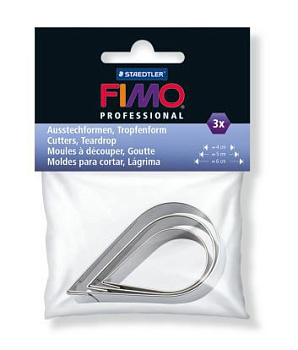 FIMO Professional набор каттеров 3 формы, слеза арт.8724 07