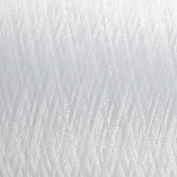 Нитки текстурированные некрученые 150D/1 цв.белый MAX 15000 м