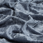Ткань Бархат мраморный 260 г/м² 95% пэ, 5% спандекс шир.150 см арт.С.2104.04 цв.серый уп.1м