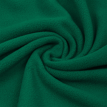 Ткань флис 2-х ст. TBY-0240-F258 240 г/м² 100% ПЭ шир.150см  цв.F258 зеленый уп.10м