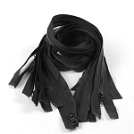 Молния MaxZipper трактор №5 2 замка усил.зв., 70см, цв.F322 черный уп.50шт