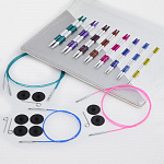 42140 Knit Pro Набор Deluxe Set Normal IC съемных спиц для вязания SmartStix (3,5мм, 4мм, 4,5мм, 5мм, 5,5мм, 6мм, 7мм, 8мм), 8 видов спиц