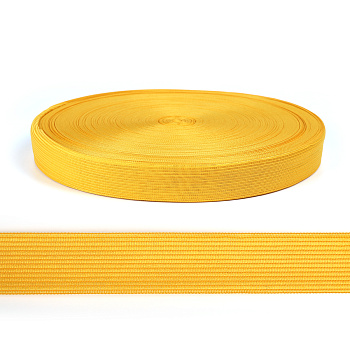 Тесьма вязаная окантовочная 22мм арт.4С-516/22с24 цв.016 желтый уп.100м