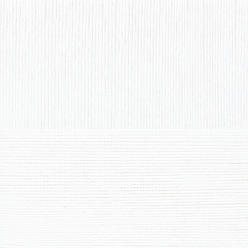 Пряжа для вязания ПЕХ Лаконичная (50% хлопок, 50% акрил) 5х100г/212м цв.001 белый