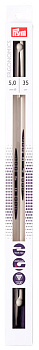 190356 PRYM Спицы прямые для вязания Prym ergonomics 35см 5мм high-tech полимер уп.2шт