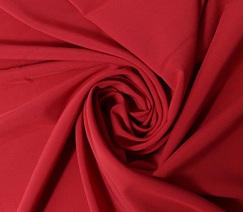 Ткань Софт Ниагара 110 г/м² 94% полиэстер, 6% спандекс шир.150 см арт.Р.11413.15 цв.15 красный уп.25м (±5м)