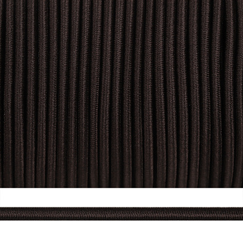 Резинка TBY шляпная (шнур круглый) цв.F304 коричневый 3,0мм боб.100м