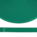 Тесьма киперная 10 мм хлопок 2г/м арт.08с-3495 цв.зеленый 009 уп.50м