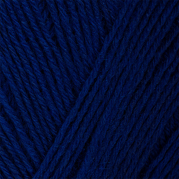 Пряжа для вязания ПЕХ Детский каприз трикотажный (50% мериносовая шерсть, 50% фибра) 5х50г/400м цв.491 ультрамарин