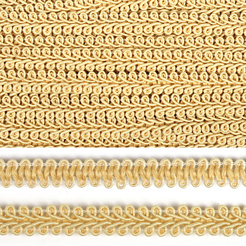 Тесьма TBY Шанель плетеная шир.12мм 0384-0016 цв.086 бежевый уп.18,28м
