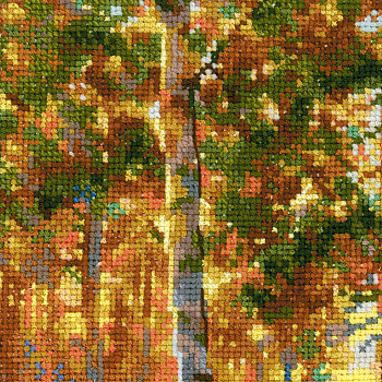 Набор для вышивания РИОЛИС арт.1528 Лось в зимнем лесу по мотивам картины В.Л.Муравьева 40х28 см
