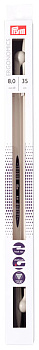 190361 PRYM Спицы прямые для вязания Prym ergonomics 35см 8мм high-tech полимер уп.2шт
