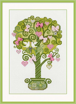 Набор для вышивания РИОЛИС арт.1295 Дерево счастья 21х30 см