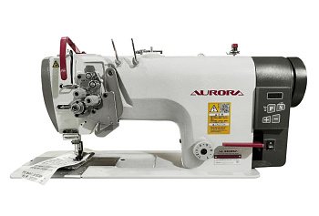Двухигольная промышленная швейная машина Aurora A-845DN-05 с прямым приводом