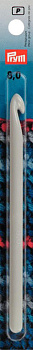 218501 PRYM Крючок для вязания пластиковый, цв. серый №8 14см уп.1шт