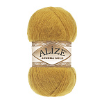 Пряжа для вязания Ализе Angora Gold (20% шерсть, 80% акрил) 5х100г/550м цв.002 шафран