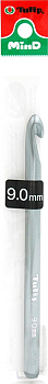 Tulip Крючок для вязания MinD арт.TA-1031E  9мм, сталь / серебристый