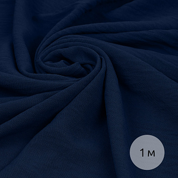 Ткань Лен искусственный Манго 160 г/м² 100% пэ TBY.Mg.11 цв.синий уп.1м